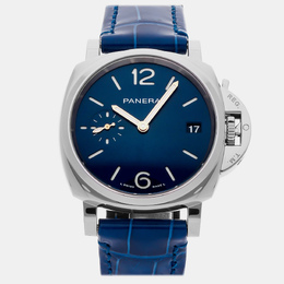 Panerai Luminor Due PAM1273 Automatic Stainless Steel Blue Dial Men's Wristwatch 38mm 1161264