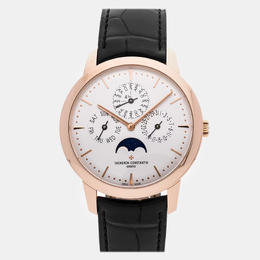 Vacheron Constantin Patrimony 43175/000R-9687 Automatic Rose Gold Silver Dial Men's Wristwatch [title]