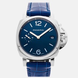 Panerai Luminor Due PAM1273 Automatic Stainless Steel Blue Dial Men's Wristwatch 38mm 1171476