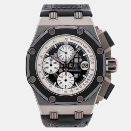 Audemars Piguet Royal Oak Offshore Rubens Barrichello II Limited Edition 26078IO.OO.D001VS.01 Automatic Titanium Skeleton Dial Men's Wristwatch 42mm 1175124
