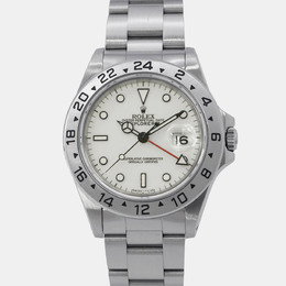 Rolex Explorer II 16570 Automatic White Dial Stainless Steel Men's Watch 40mm
