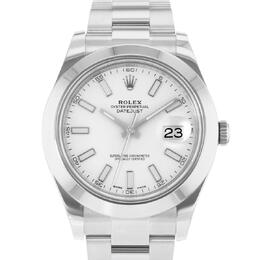 Pre-owned Rolex Datejust II White Dial Mens Watch Model: 116300 WSO
