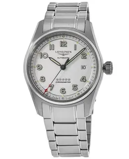 Longines Spirit Prestige Edition Silver Dial Steel Men's Watch l3.810.4.73.9