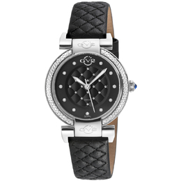GVRIL BERLETTA GV2 Quartz Diamond Black Dial Ladies Watch 1543