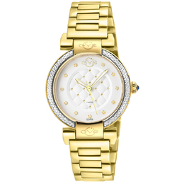 Gevril Berletta Quartz Diamond White Dial Ladies Watch 1541B