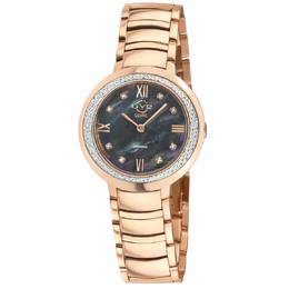 Gevril Amalfi Diamond Mother of Pearl Dial Ladies Watch 14103B