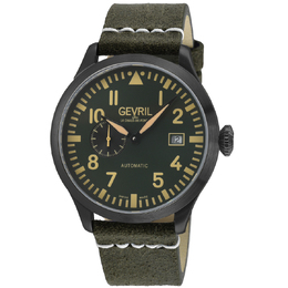 Gevril Vaughn Automatic Green Dial Mens Watch (43516)