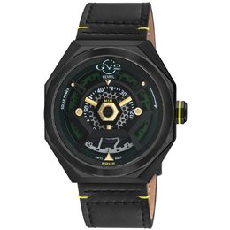 Gevril Stella Solare Green Dial Mens Watch 43800