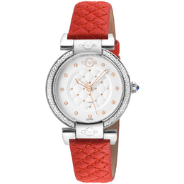 GV2 by Gevril Berletta Quartz Diamond White Dial Ladies Watch 1540