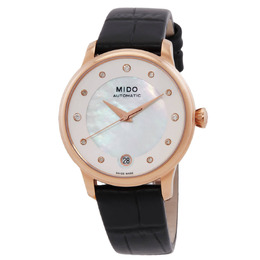 Mido Baroncelli Lady Day Automatic Diamond Watch - Model: M0392073610600