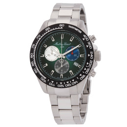 Mathey-Tissot Chrono II Chronograph Quartz Green Dial Mens Watch h938chav
