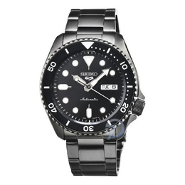 Часы Seiko Casual waterproof Sports Mechanical Black, черный srpd65k1 | black