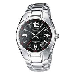 Часы Casio Quartz EDIFICE Stainless Steel Strap Mens Silver Analog, серебряный ef-125d-1av | silver