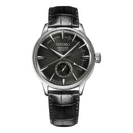 Часы Men's Seiko Mechanical Black Watch, черный ssa345j1 | black
