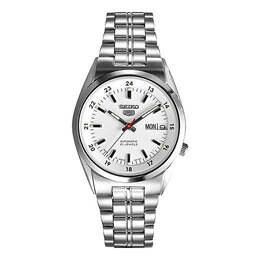 Часы Men's Seiko Automatic Mechanical Watch White, белый snk559j1 | white