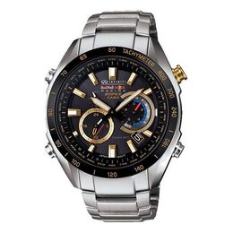 Часы Casio EDIFICE Serieses Men's Black Waterproof Black Dial Mens Black Analog, черный eqw-t620rb-1a | black