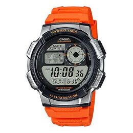Часы Casio Sports Quartz Waterproof Mens Orange Analog, оранжевый ae-1000w-4bv | orange