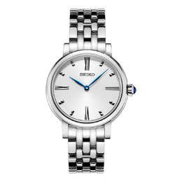 Часы Seiko Small Blue waterproof quartz Watch, белый sfq817j1 | white