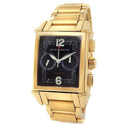 Pre-owned Girard-Perregaux Vintage 1945 Chronograph Automatic Black Dial Mens Watch (Ref. No: 2599)