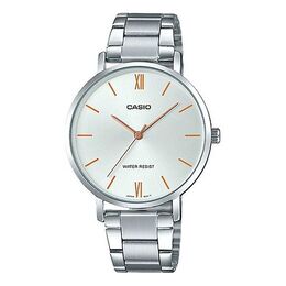 Часы Casio Quartz Waterproof Silver Analog, серебряный ltp-vt01d-7b | silver