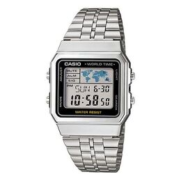 Часы Casio Waterproof Sports Unisex Mens Silver Digital, серебряный a500wa-1 | silver