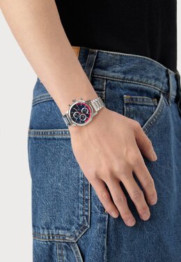 Часы ROCKY Tommy Hilfiger, серебряный to152m0e1-d11 | silver-coloured/blue