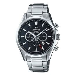 Часы Casio Quartz Waterproof EDIFICE Stainless Steel Strap Mens Black Analog, черный efb-504jd-1a2021 | black
