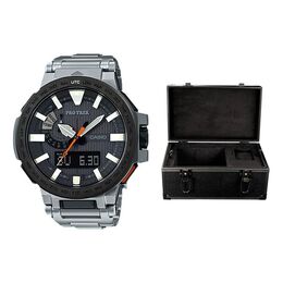 Часы Men's Casio PRO TREK Series Outdoor mountaineering Blue Watch Sapphire Crystal Mens Black Analog, черный prx-8000t-7adr | black