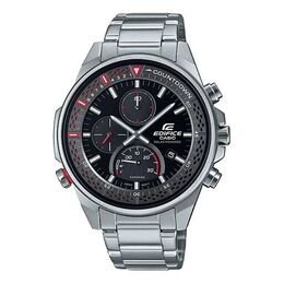 Часы Men's Casio Business Casual Stainless Steel Watch Mens Black Analog, черный efs-s590d-1av | black