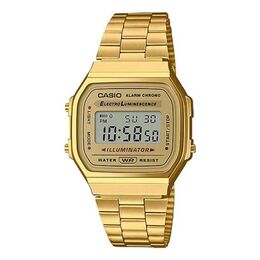 Часы Casio Standard Digital Cube Watch 'Silver Gold', золотой a168wg-9w | gold