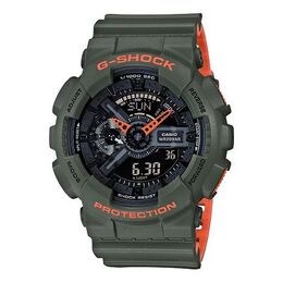 Часы Casio G-Shock Analog-Digital 'Green', зеленый ga-110ln-3a | green