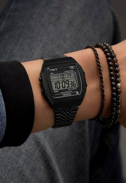 Цифровые часы QUARTZ Timex, черный tx152m0ol-q11 | black