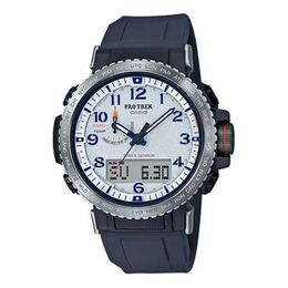 Часы Casio Waterproof Solar Powered Sports Mens Blue Analog/Digital Combo, синий prw-50yae-2pr | blue