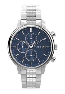 Часы с хронографом Timex, серебряный tx152m0lq-d11 | stainless steel