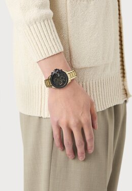 Часы с хронографом JAMESON Tommy Hilfiger, черный to152m0e6-q11 | black/gold-coloured