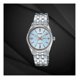 Часы Casio Waterproof Light Blue Analog, синий ltp-1335d-2av | blue