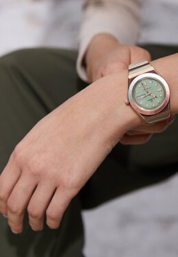 Часы LAB ARCHIVE Timex, розовый tx151m034-j11 | bicolor