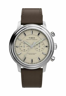 Часы с хронографом WATERBURY METROPOLITAN Timex, коричневый tx152m0nk-o11 | brown
