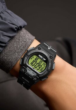 Цифровые часы Timex, черный tx151m071-q11 | black
