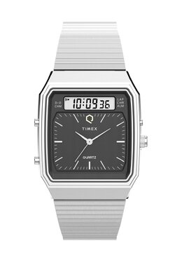 Цифровые часы FUSION REISSUE Timex, серебряный tx152m0nn-d11 | silver-tone