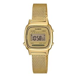 Часы Casio Waterproof Quartz Unisex Gold Digital, золотой la670wemy-9 | gold