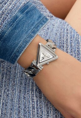 Часы ANALOG Guess, серебряный gu151m13j-d11 | silver tone