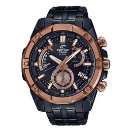 Часы Casio EDIFICE Waterproof Mens Black/Gold Analog, золотой efr-559dc-1b | gold