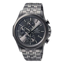 Часы Casio EDIFICE Series Vintage Sportses Men s Quartz Waterproof Mens Black Analog, черный efb-670sbg-1avupr | black
