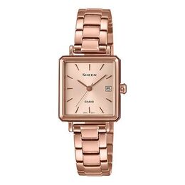 Часы Casio Quartz Waterproof Sapphire Crystal SHEEN Rose Gold Analog, золотой she-4537pg-4auprd | gold