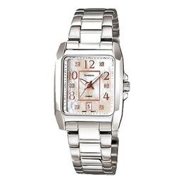 Часы Casio SHEEN Series Minimalistic Casual Business Watch White Analog, белый she-4023dp-7 | white