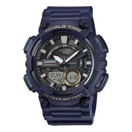 Часы Casio Waterproof Mens Blue Analog/Digital Combo, синий aeq-110w-2avdf | blue