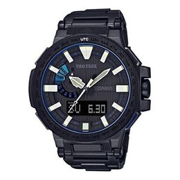 Часы Casio Sapphire Crystal Waterproof Sports Mens Black Analog/Digital Combo, черный prx-8000yt-1bdr | black