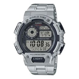 Часы Casio Quartz Waterproof Sports Mens SilverBlack Digital ae-1400whd-1 | silverblack