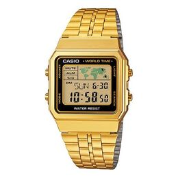 Часы Casio Classical Vintage Square Mens Gold Digital, золотой a500wga-1 | gold